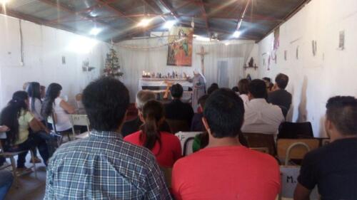 Misa en nuestra Capilla Madre de la Esperanza